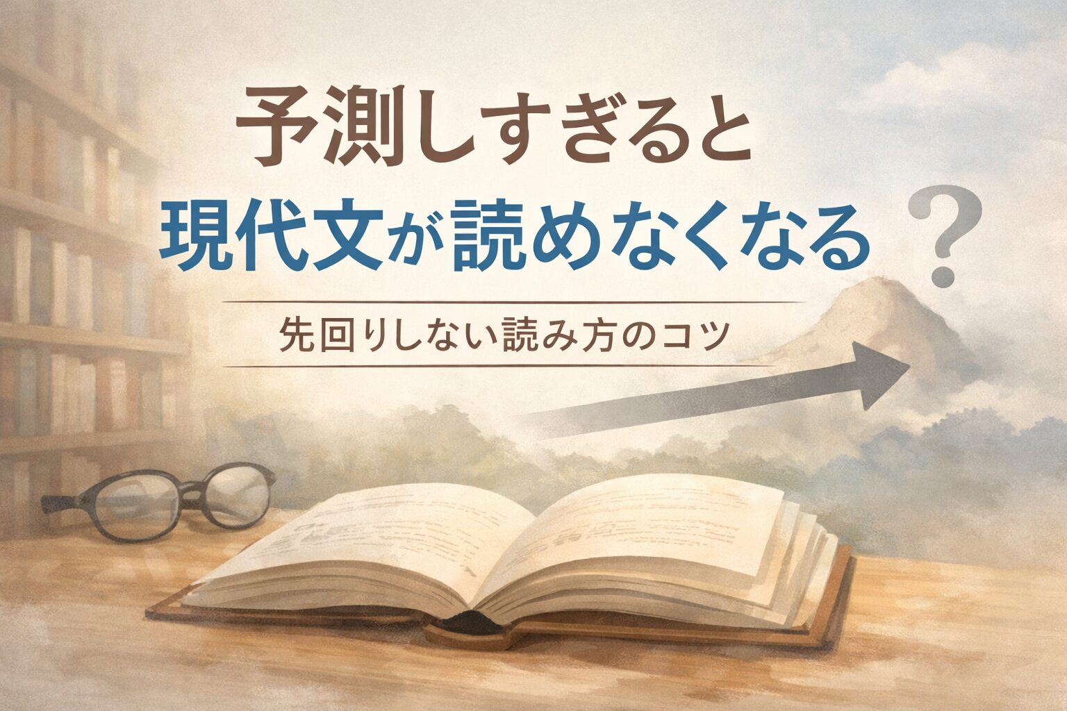 現代文の歩き方③：読みながら、先回りしすぎないこと
